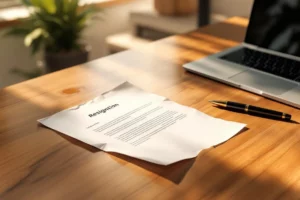 lettre de démission
