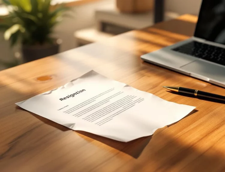 lettre de démission