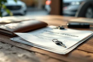 Certificat de cession véhicule d'occasion